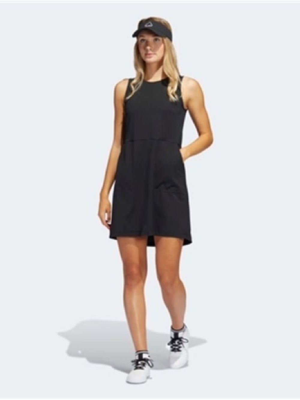 adidas Black Sleeveless Athletic Mini Dress